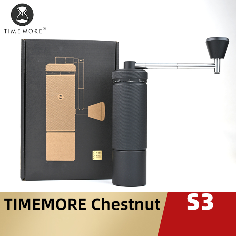 Burr Hand Grinder - TIMEMORE CHESTNUT S3 手動コーヒーグラインダー外部調整 0.015 ミリメートル/クリック
