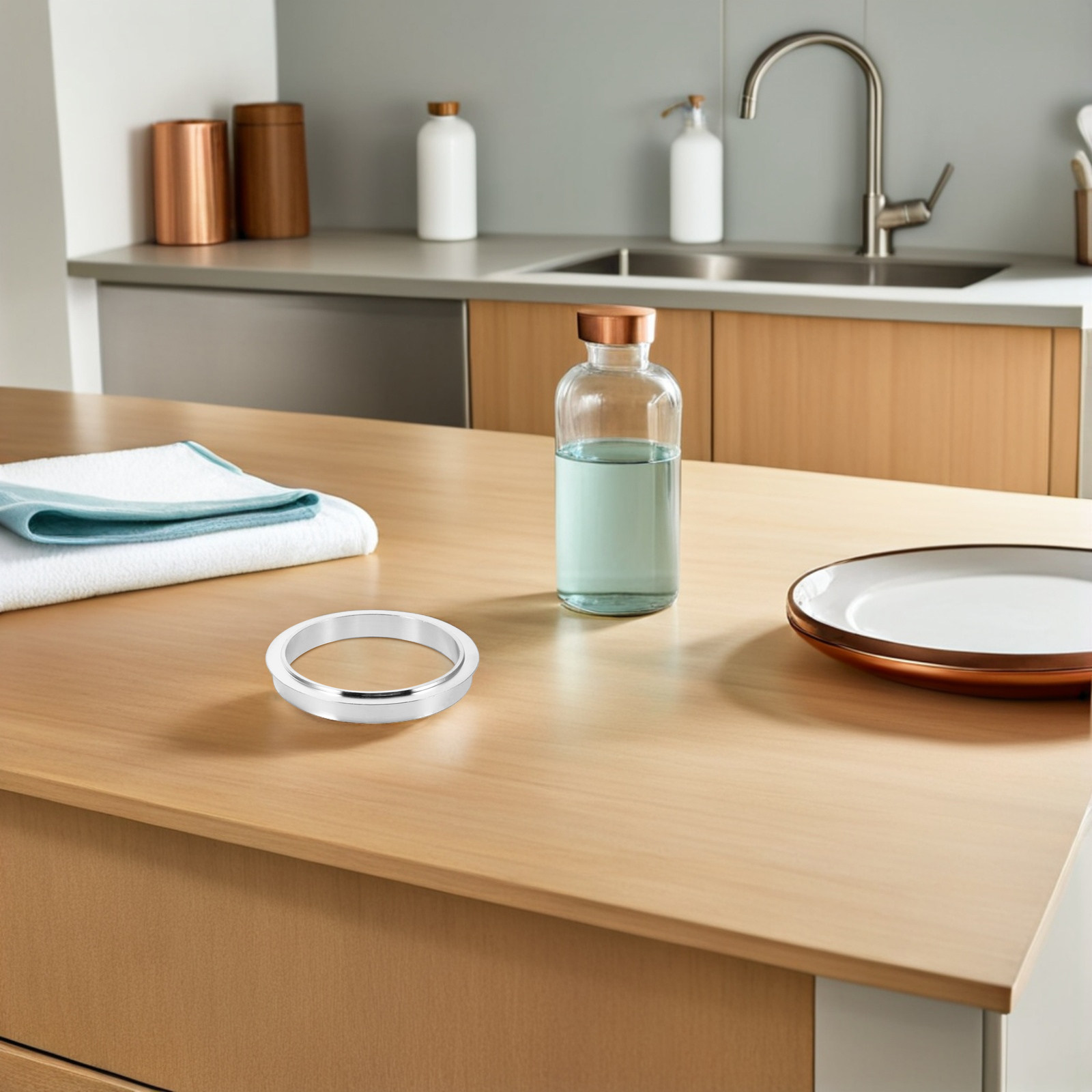 Coffee Tea With Milk - プラスチックカップ用アルミ製シーリングリング2個。サイズは95mmから80mm。ミルクティー用シーラー、コーヒーディスペンサー、食品グレードの漏れ防止カップ蓋に。
