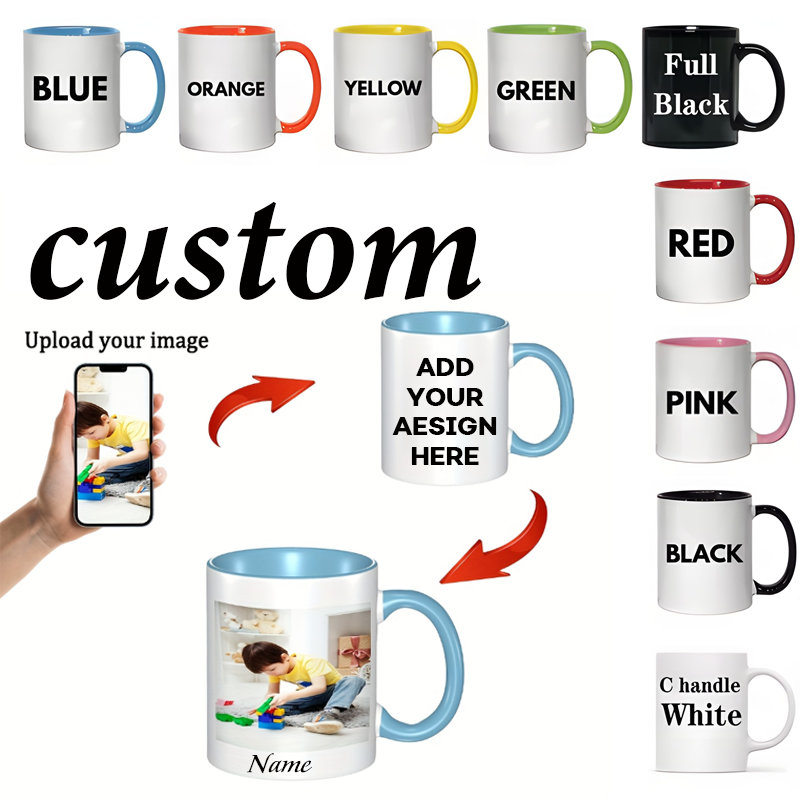 Coffee Tea Name - 11オンスのパーソナライズマグカップ、カスタム名・画像・テキスト入りカップ、コーヒーカップ、ティーカップ、母の日、結婚祝い、記念ギフト