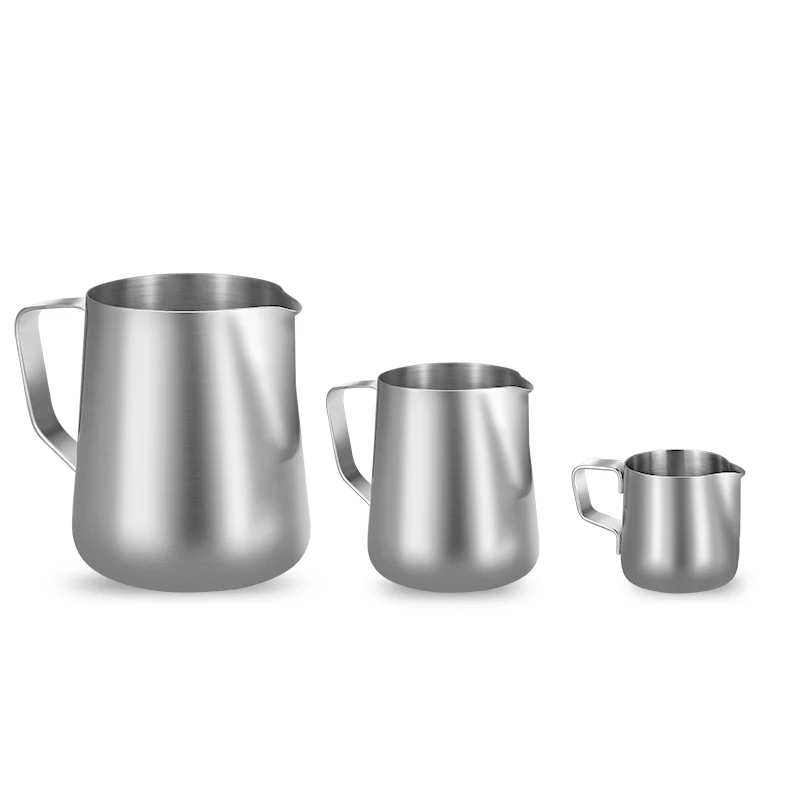 プロフェッショナルステンレススチールミルク泡立てピッチャー3 - Barista Milk Jug のレビューと価格
