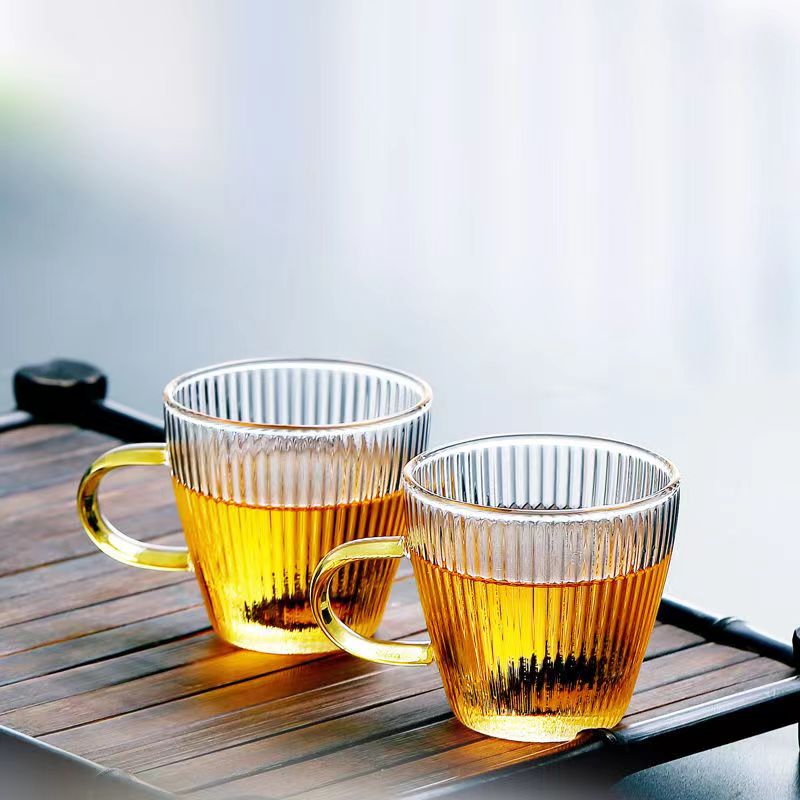 ガラスカップ,お茶,コーヒー,お茶,水用の小さなカップ型カッ - Coffee Tea And Sugar Set のレビューと価格