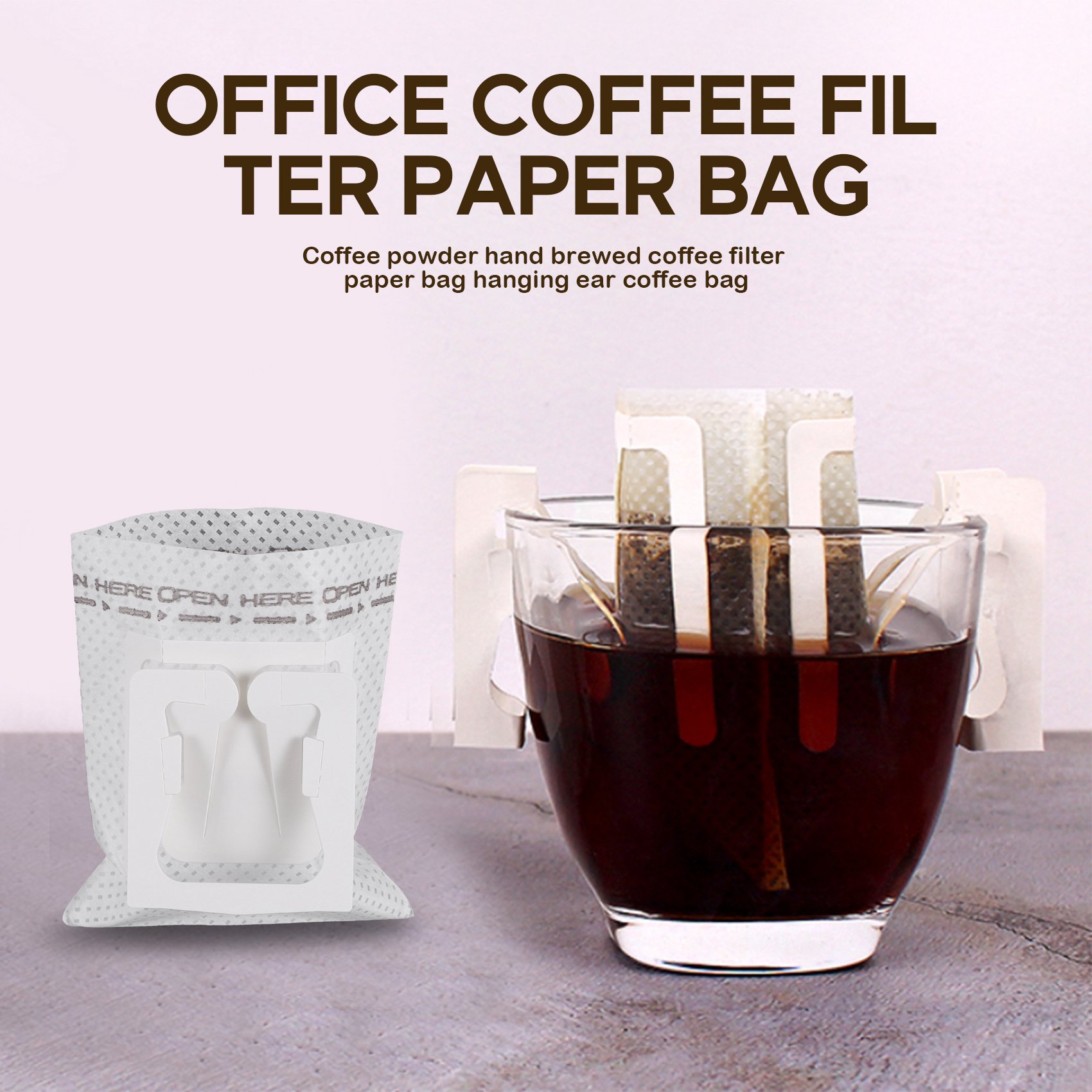 50枚入り/パック ドリップコーヒーフィルターバッグ ポータ - Coffee Tea & Jane のレビューと価格