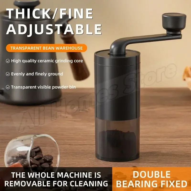 ベアリング調整可能なコーヒービー手動コーヒーグラインダーセラ - Burr Hand Grinder のレビューと価格