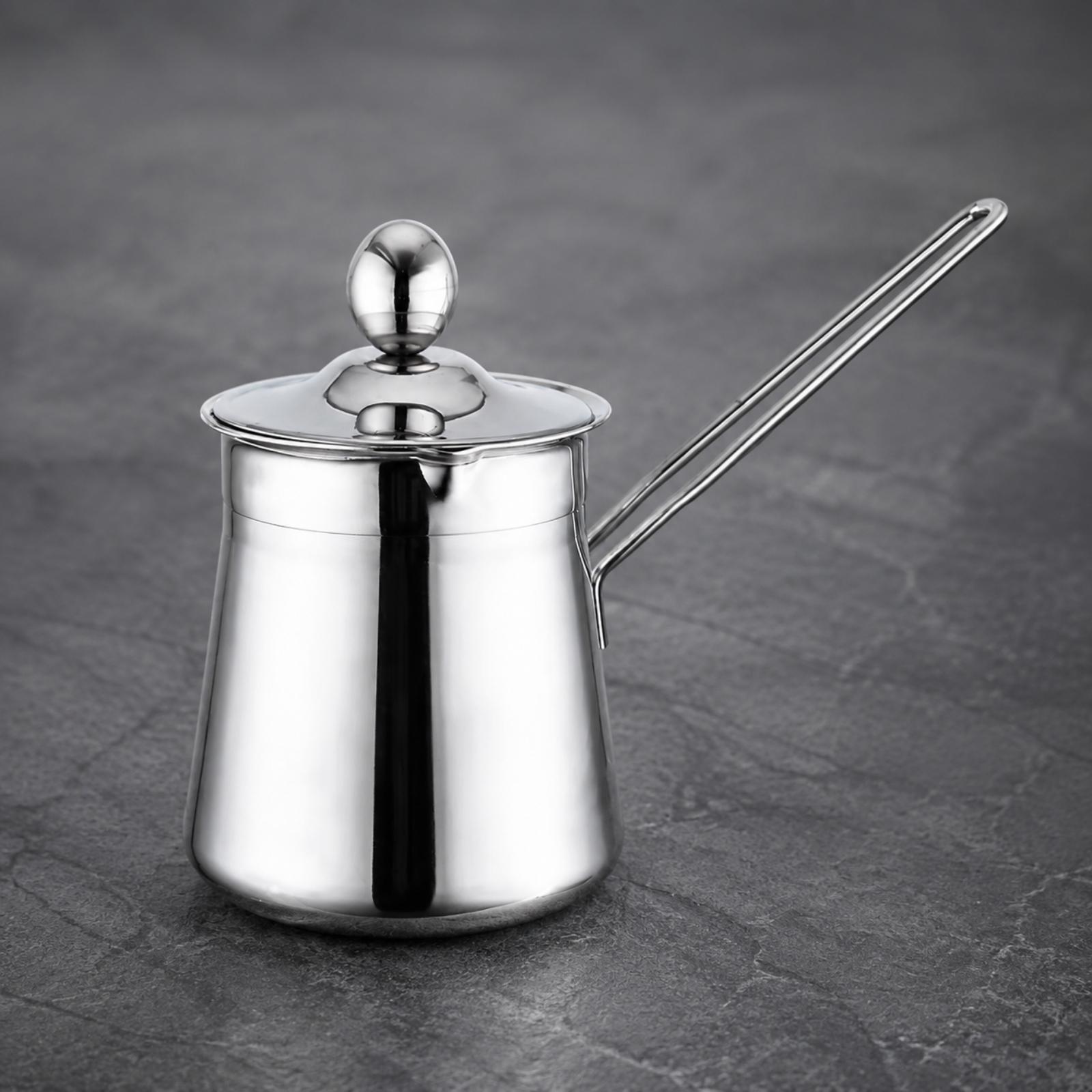 コーヒー用ミルクフォーマー、長柄、ステンレス製、手軽にラテア - Barista Milk Jug のレビューと価格