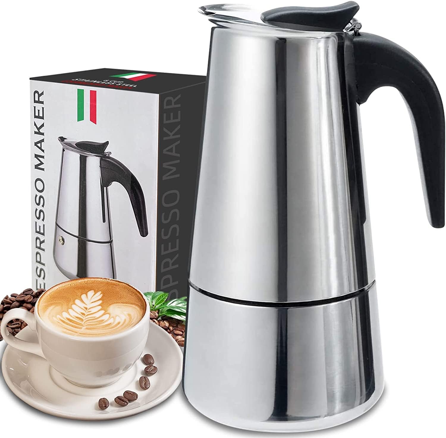 4/6/9カップモカポットカフェマシンエスプレッソカップコー - Moka Pot Stove のレビューと価格