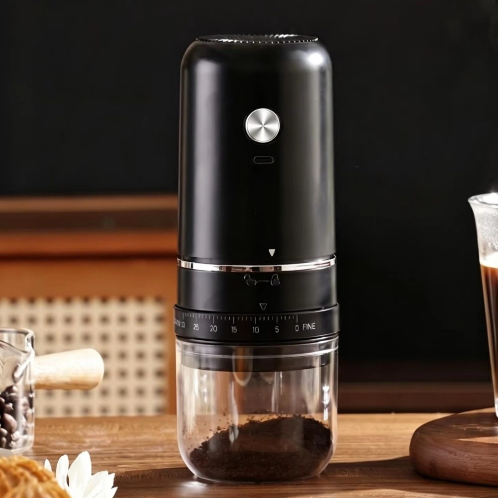 電動コーヒー豆グラインダー、円錐形の刃で調整可能なミル、エス - Burr Hand Grinder のレビューと価格